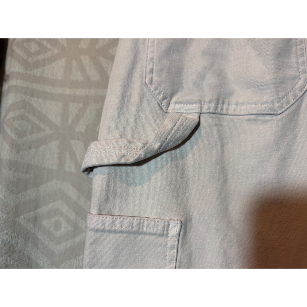 Wilfred Free Aritzia Beige Carpenter Pants High Rise Utility Straight Leg Size 8 - Picture 8 of 9